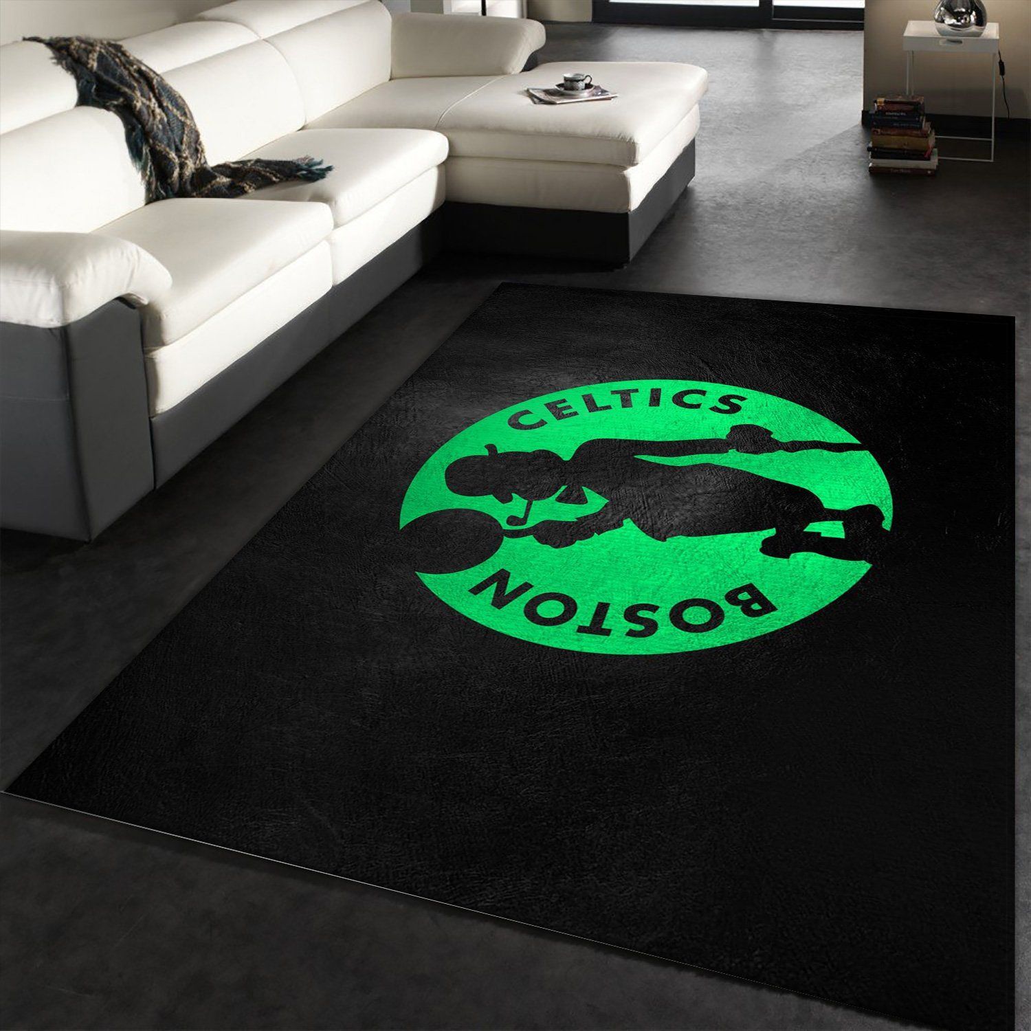 Boston Celtics Area Rug For Christmas, Kitchen Rug, Christmas Gift US Decor