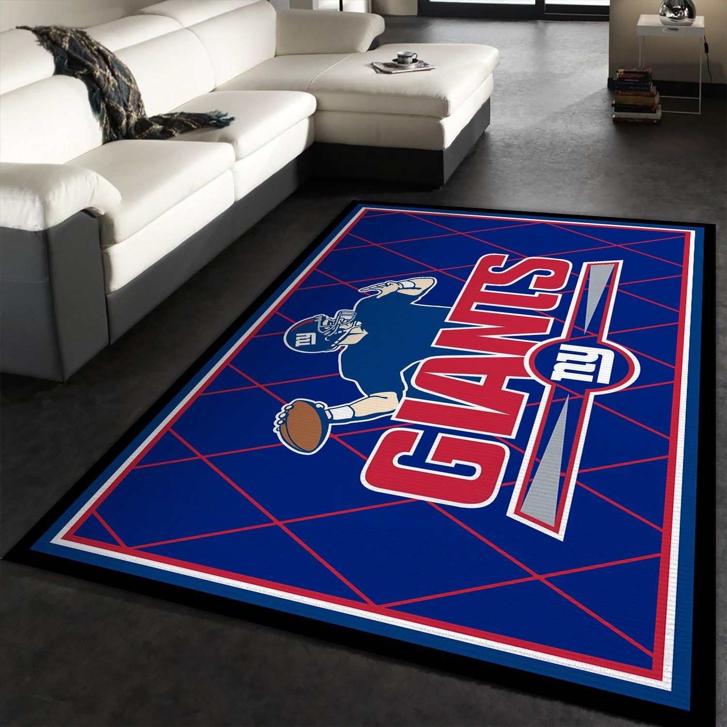 New York Giants Area Rugs Living Room Carpet Local Brands Floor Decor The US Decor