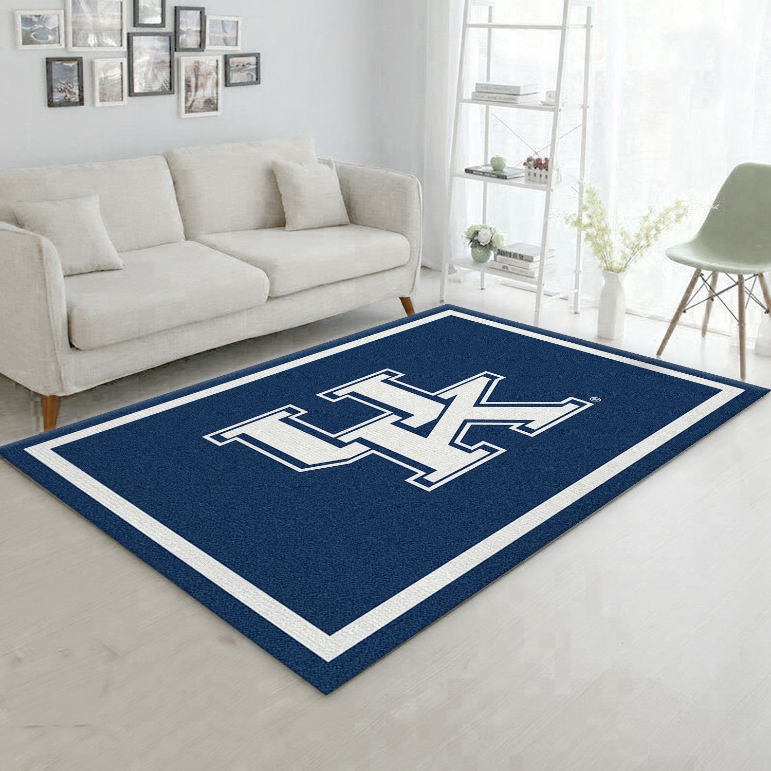 College Spirit Kentucky Sport Area Rug For Christmas Team Logo Family Gift US Decor