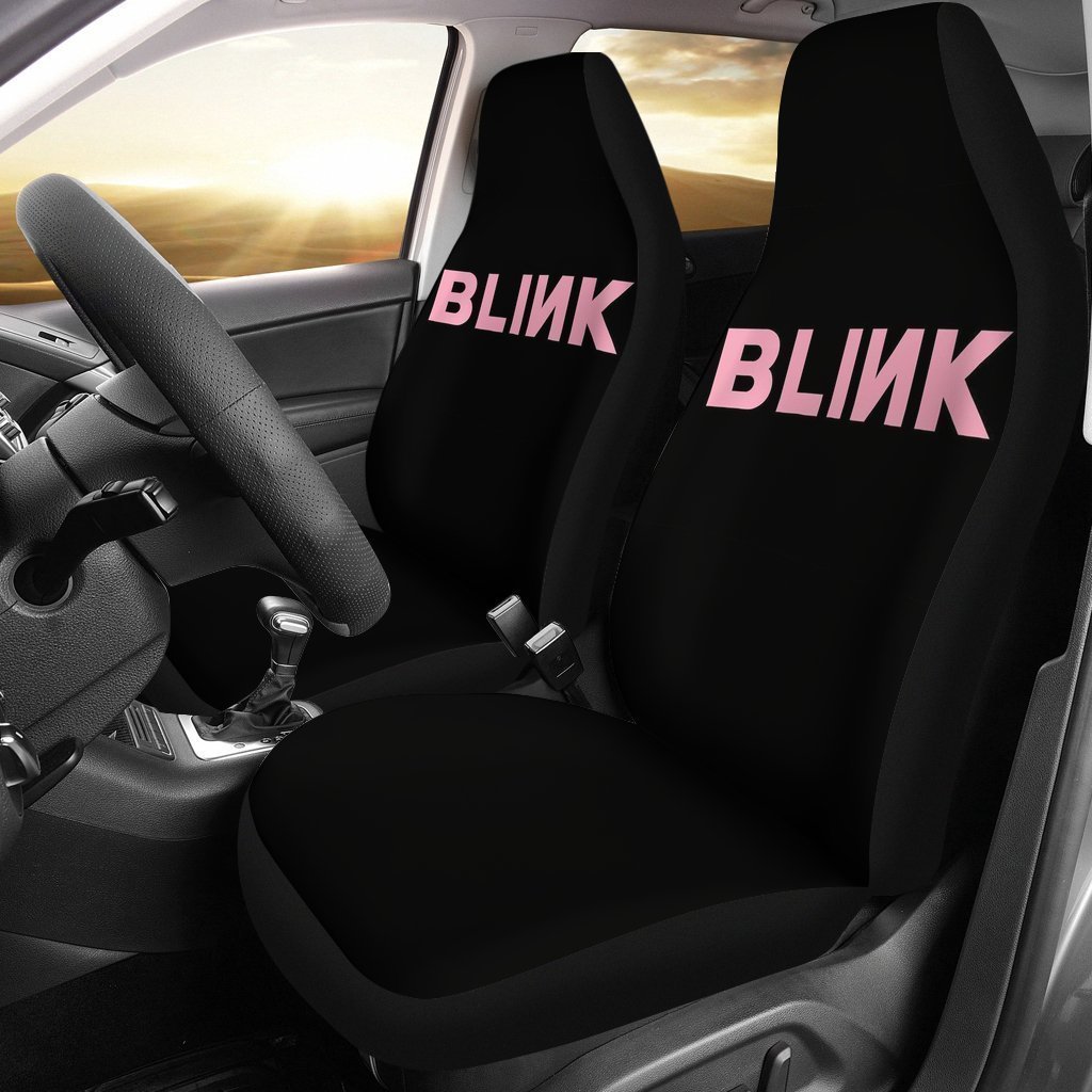 Black Pink Blink Car Seat Cover