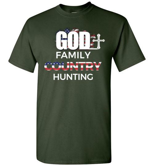 God – Family – Country – Hunting T-Shirt