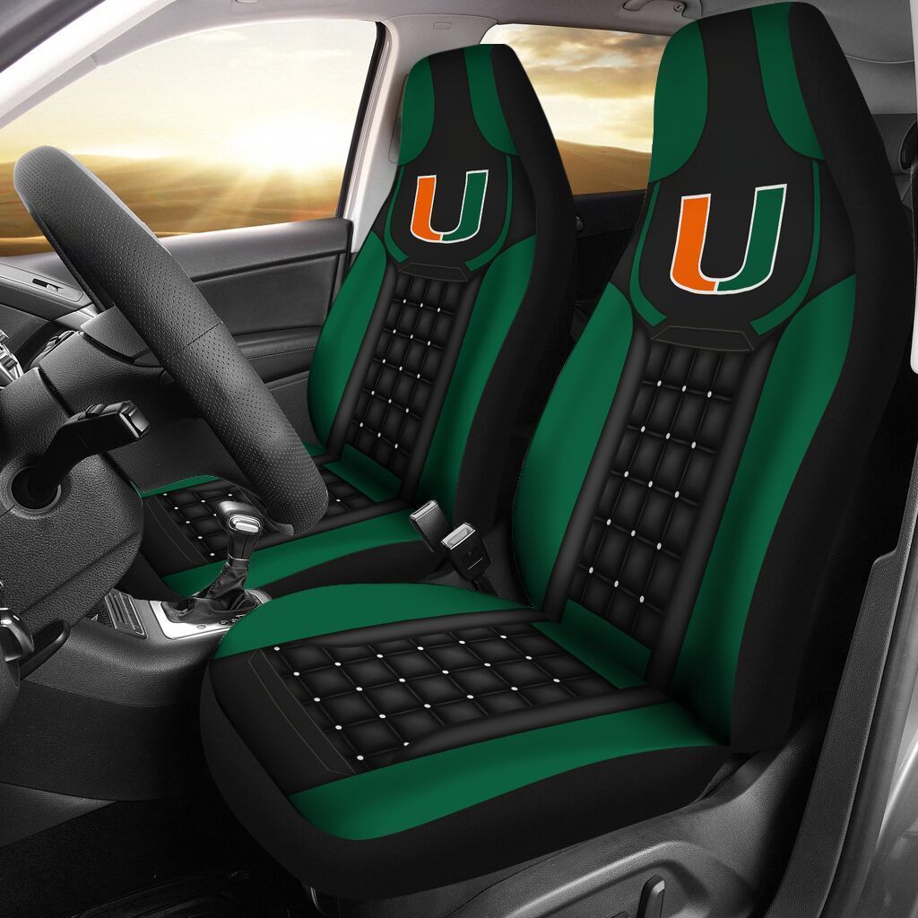 400CNVTM – Miami Hurricane Car Seat Covers