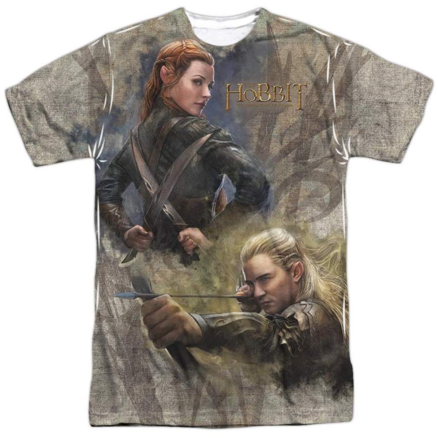 The Hobbit: The Battle Of The Five Armies Elves Sublimated Men/Women 3D All-Over Print Tshirt