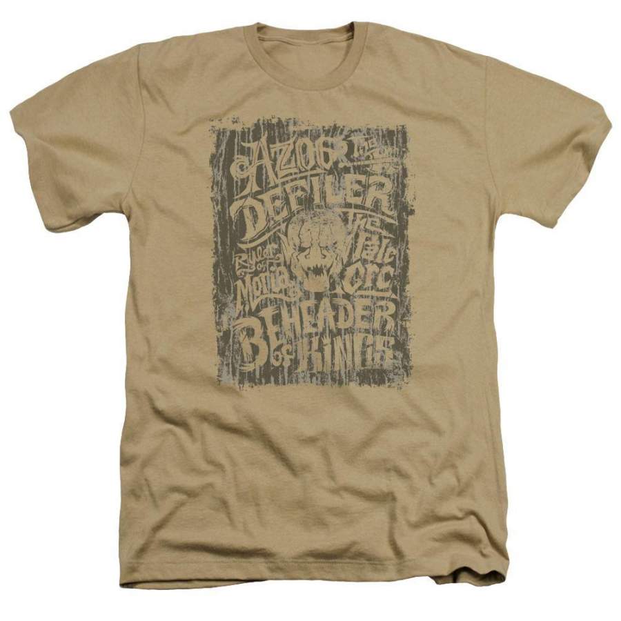 The Hobbit: The Battle Of The Five Armies Azog Heather Men/Women 3D All-Over Print Tshirt