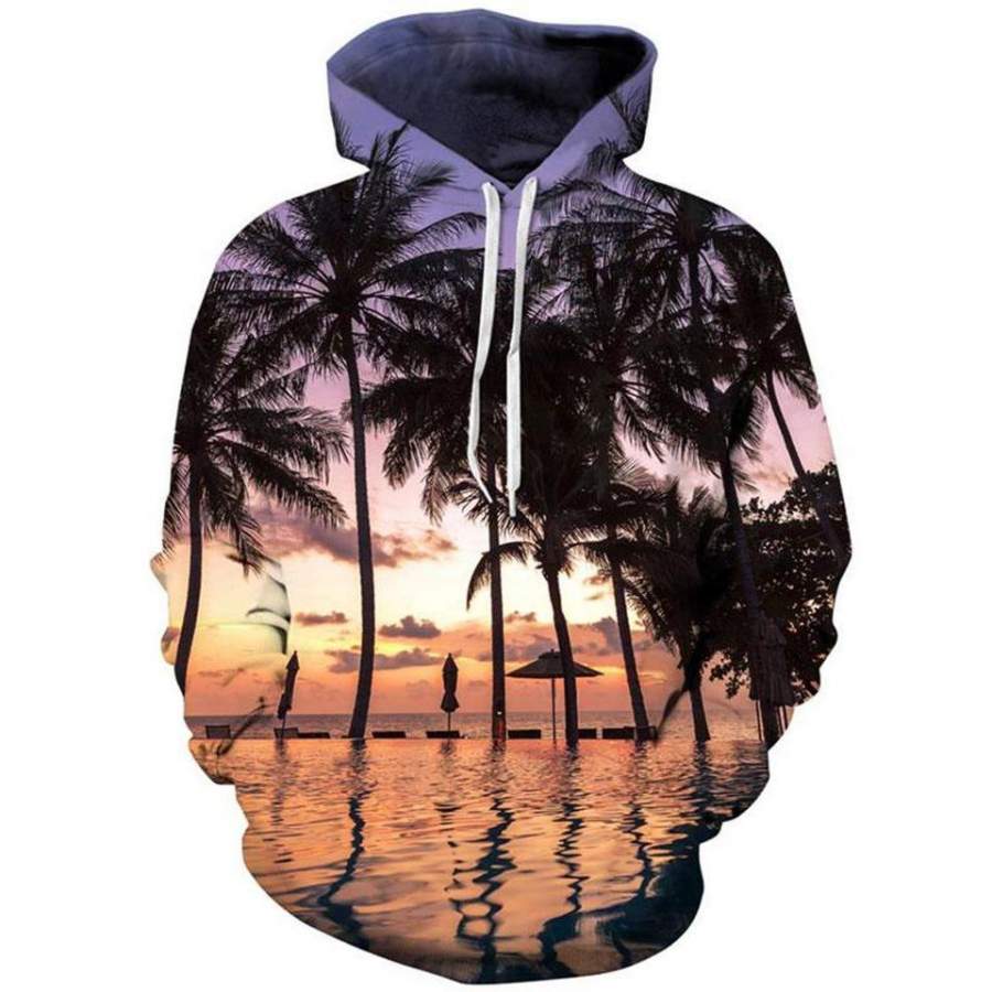 Miami Unisex 3D All-Over Print Hoodie