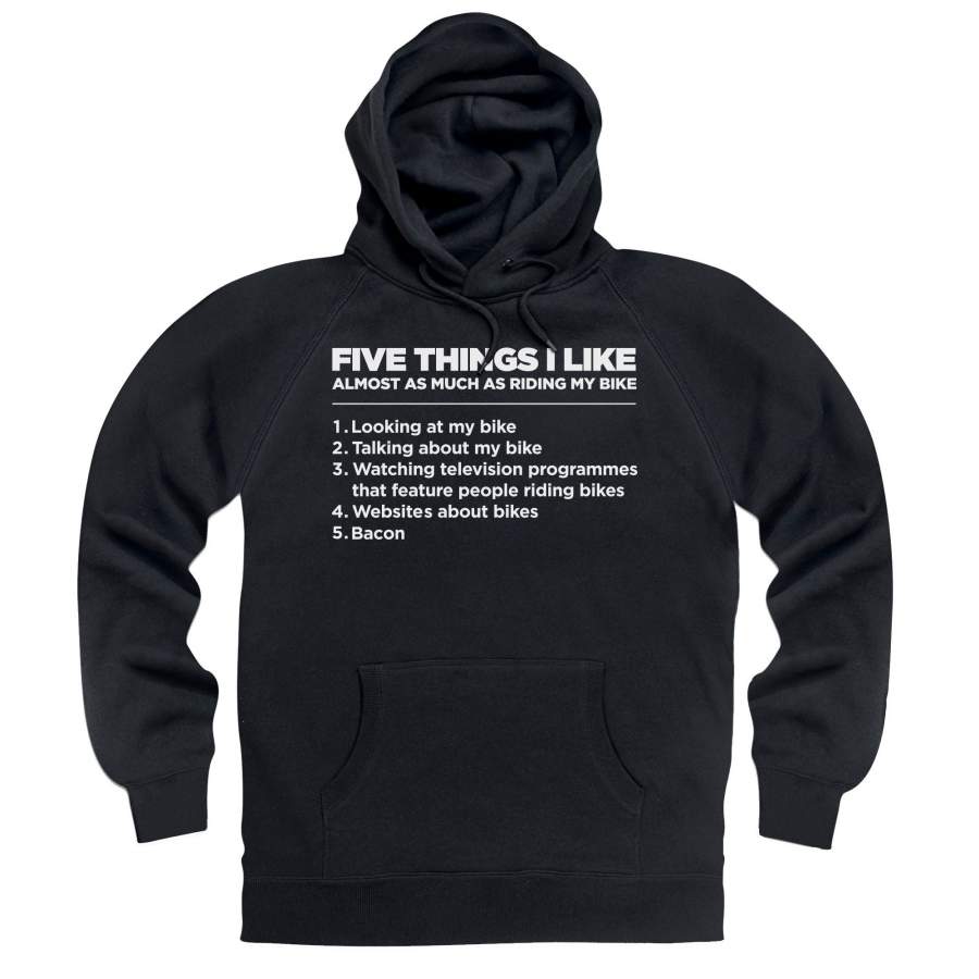 Five Things I Like – Bike Unisex 3D All-Over Print Hoodie