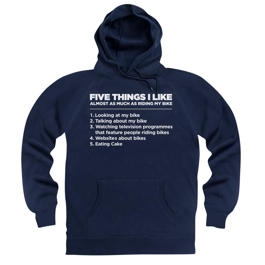 Five Things I Like – Cycling Unisex 3D All-Over Print Hoodie