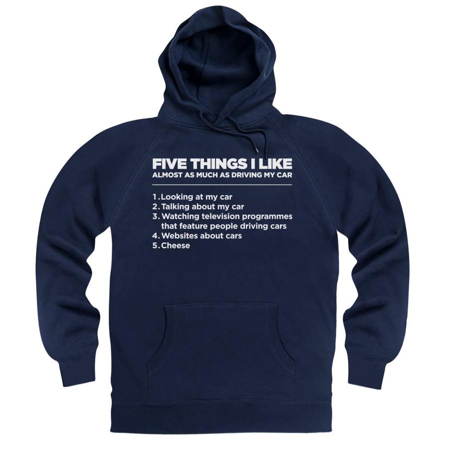 Five Things I Like – Cars Unisex 3D All-Over Print Hoodie