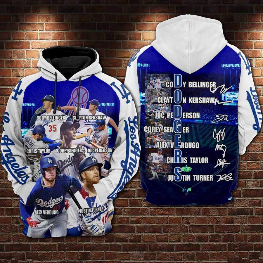 Los Angeles Dodgers Men/Women All-Over Print 3D Hoodie