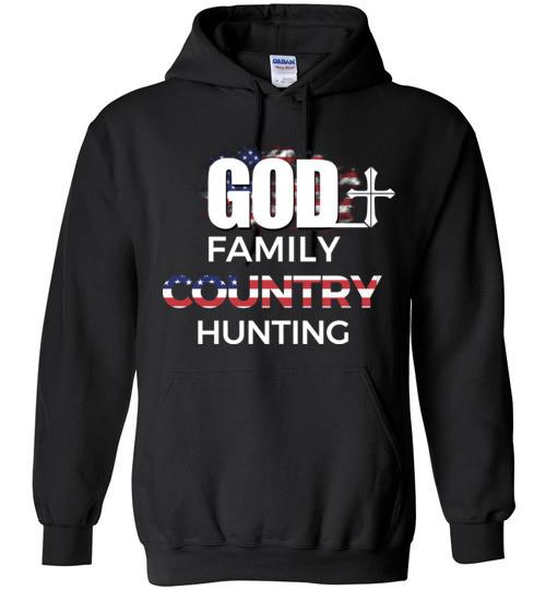 God – Family – Country – Hunting Hoodie