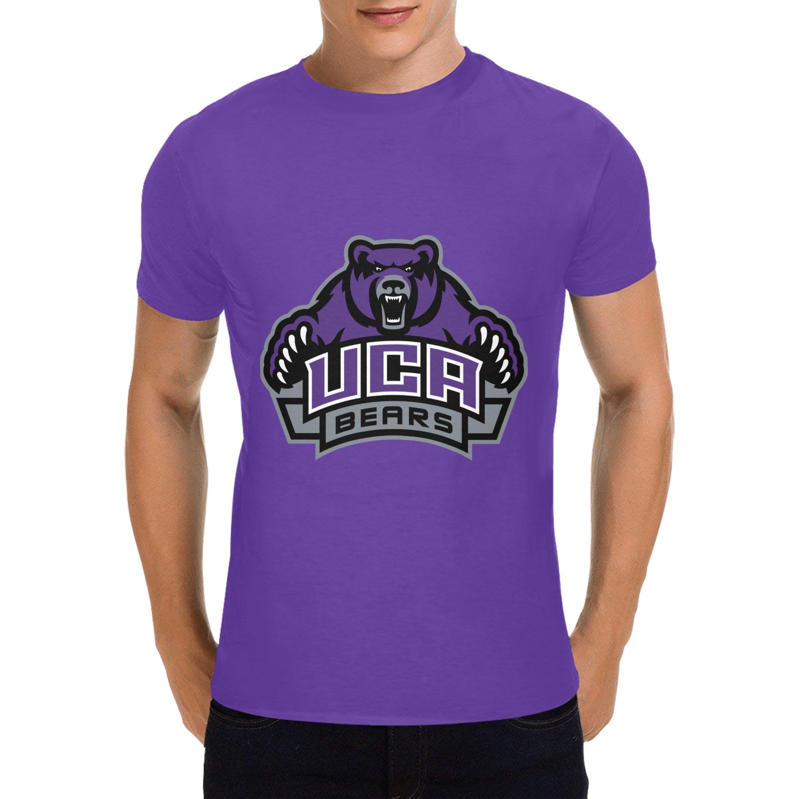 Central Arkansas Bears Men’S Heavy Cotton T-Shirt