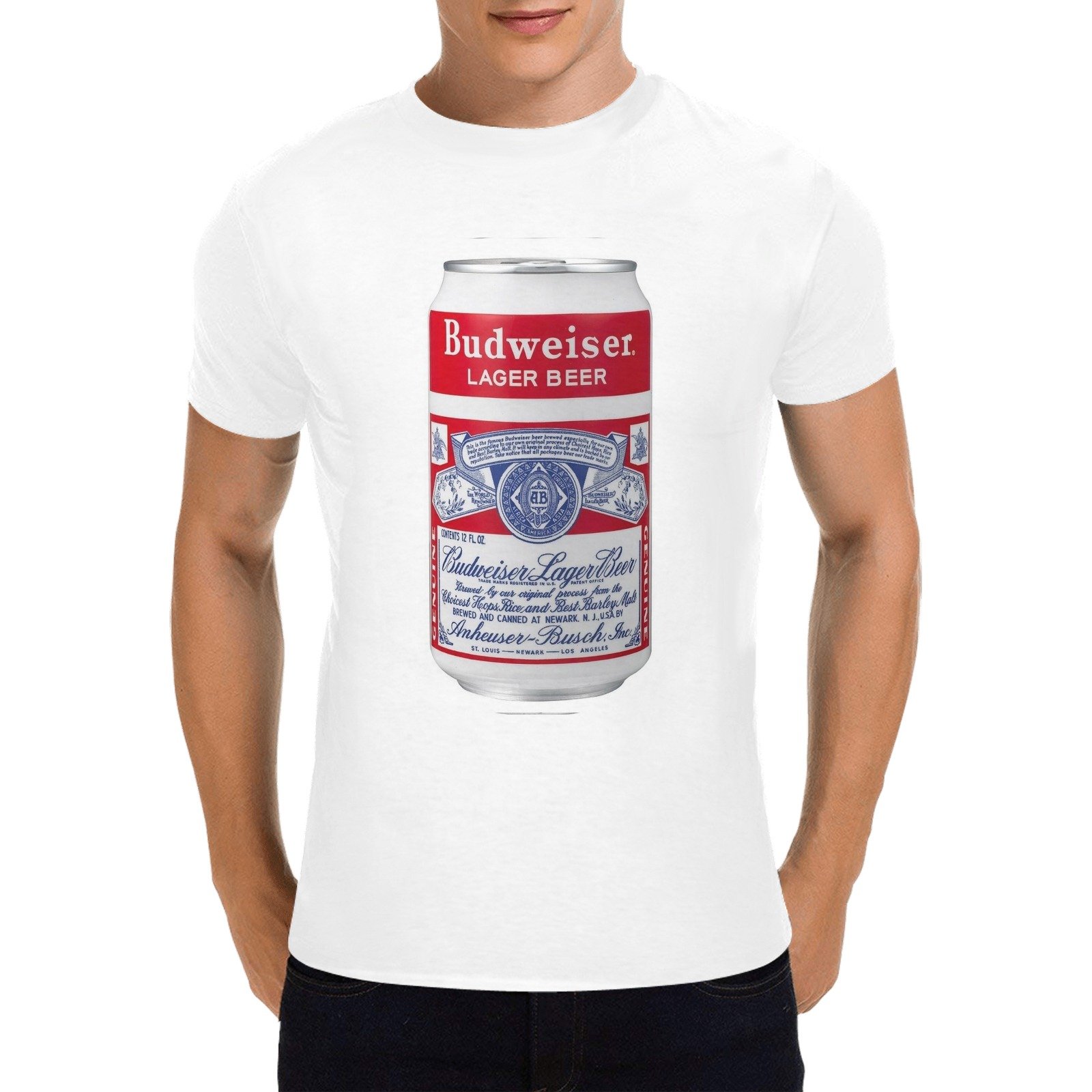 Budweiser Beer Men’S Heavy Cotton T-Shirt