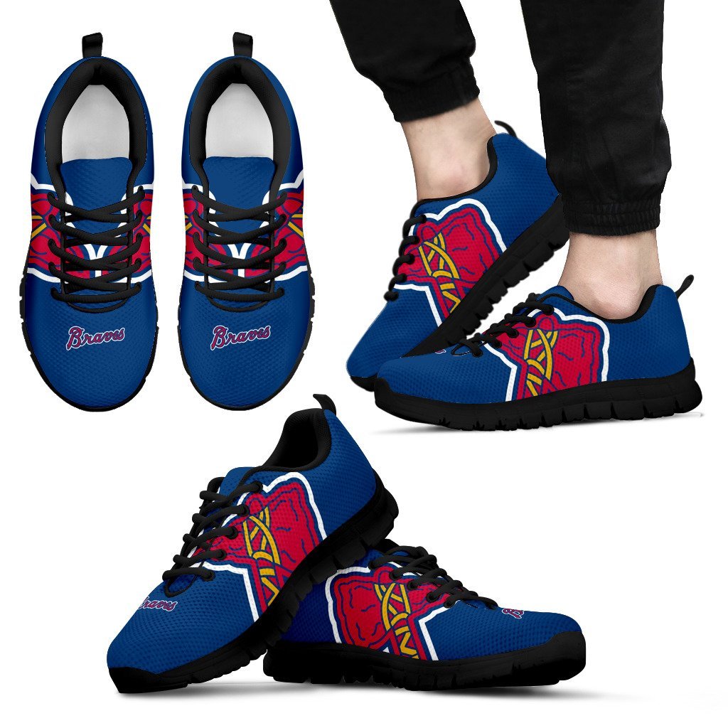 Atlanta Braves Running Shoes Sneakers Ladie