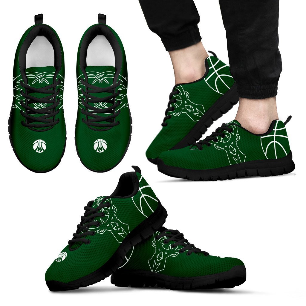 Milwaukee Bucks Running Shoes Sneakers