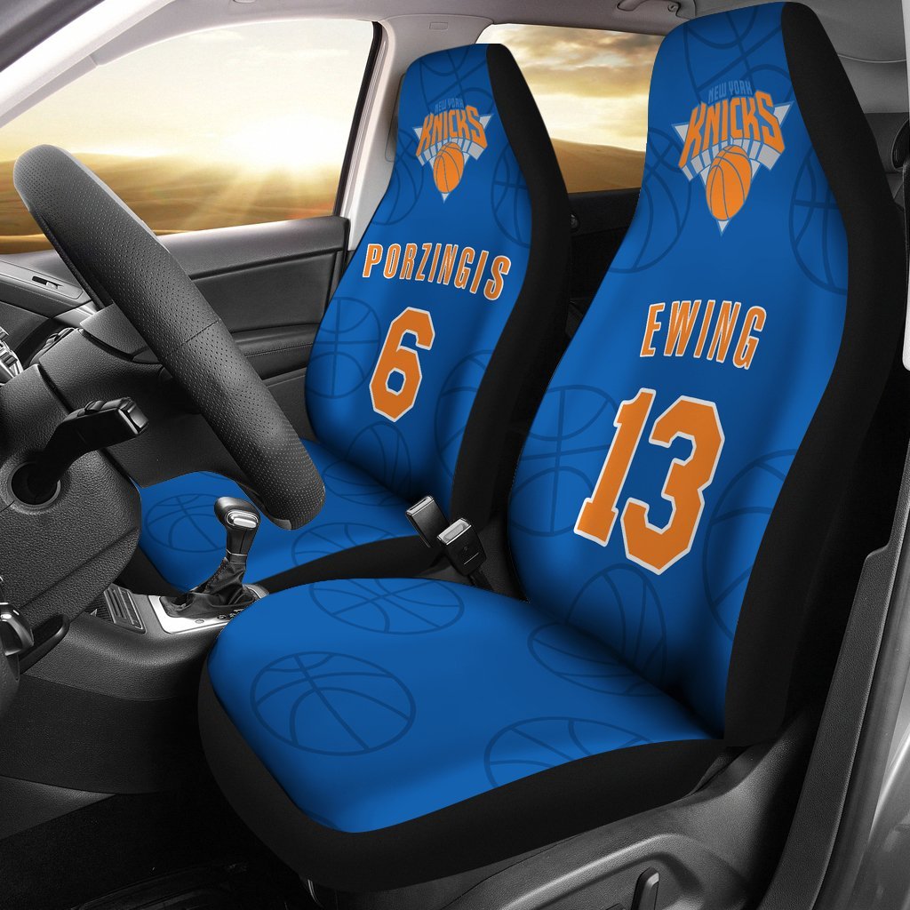 New York Knicks Car Seat Covers 2 Front