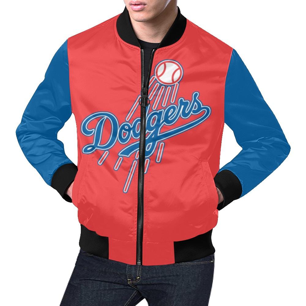 Los Angeles Dodgers All Over Print Bomber Jacket For Men