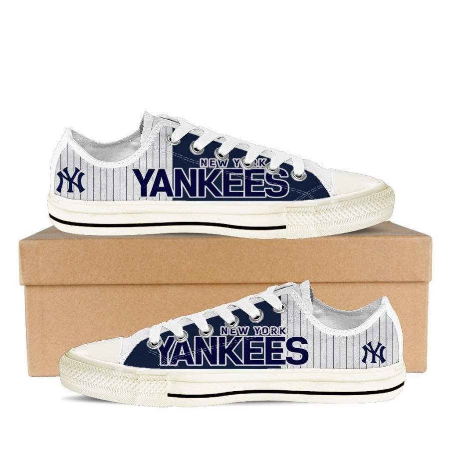 New York Yankees Low Top Sneakers Shoes For Men