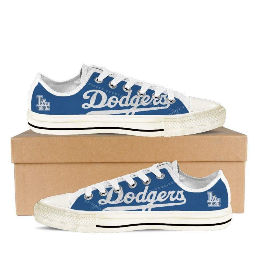 Los Angeles Dodgers Low Top Sneakers Shoes For Men