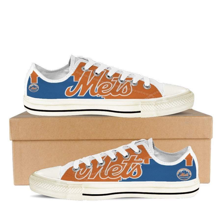 New York Mets Low Top Sneakers Shoes For Men