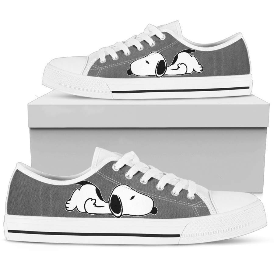 Grey Snoopy Sneakers Snoopy Shoes