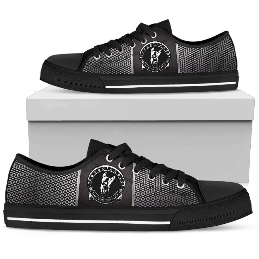 Boston Terrier Shoes Women’s Low Top Shoe