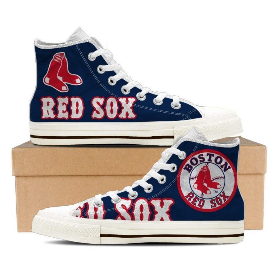 Boston Red Sox Mens High Top Sneakers High Top