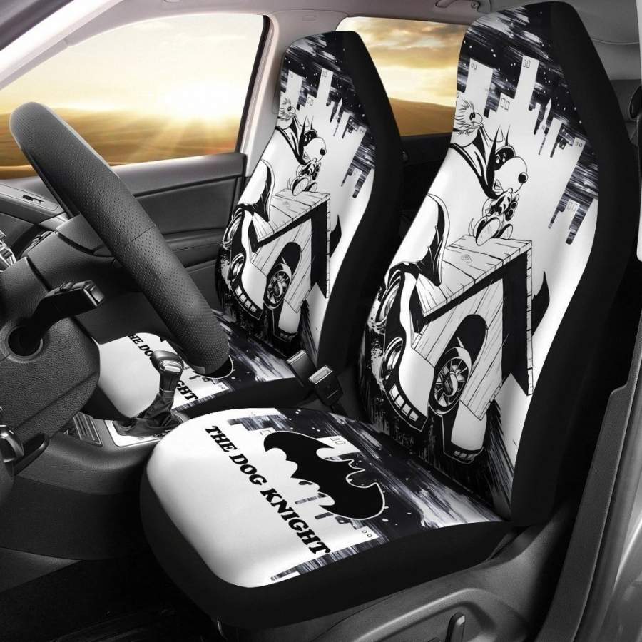 Flying Ace The Dog Knight Snoopy Car Seat Covers