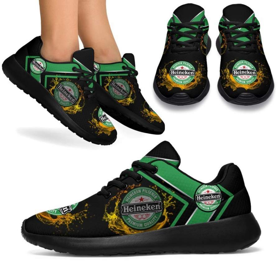 Heineken Sneakers Sporty Shoes For Beer Lover