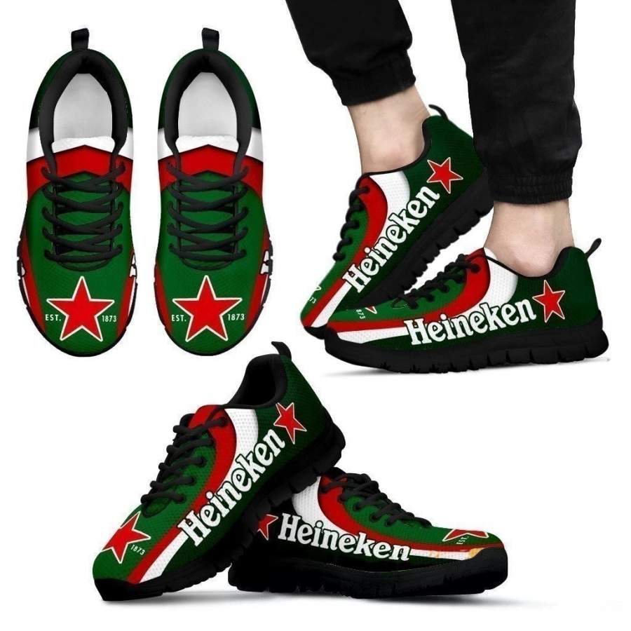 Heineken Sneakers Shoes For Beer Lover