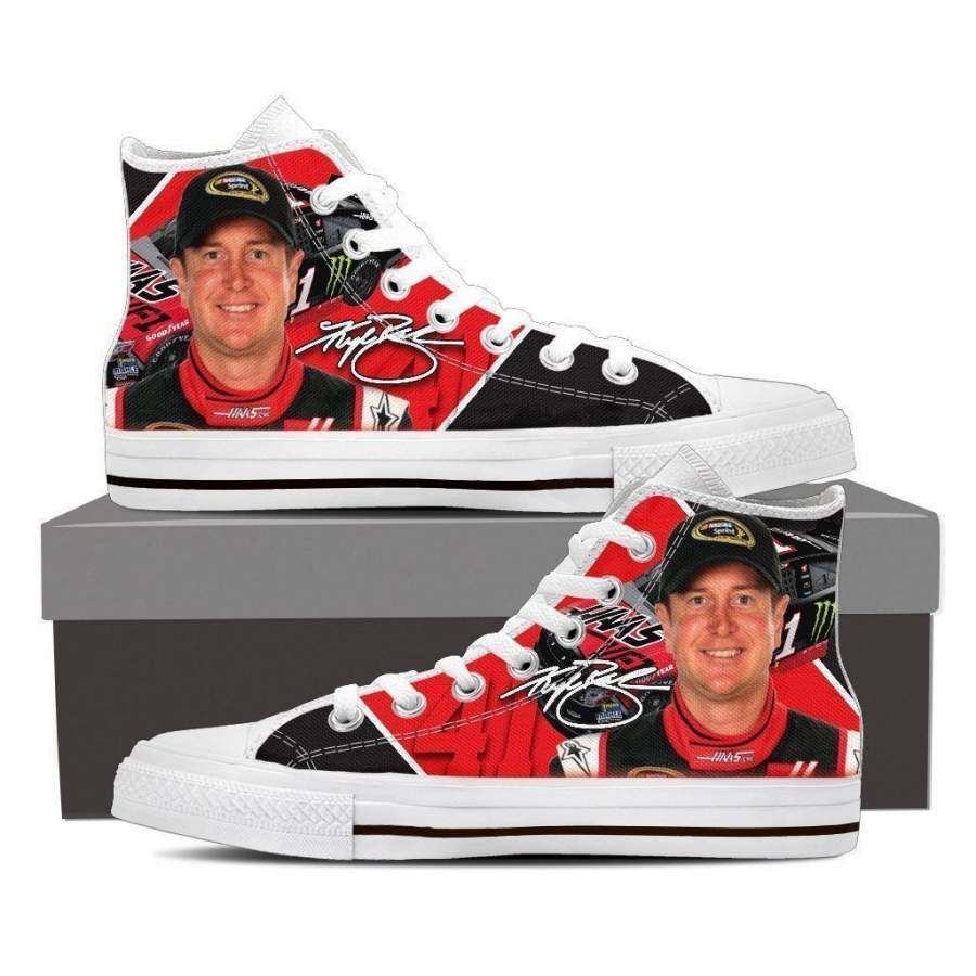 Kurt Busch Mens High Top Sneakers