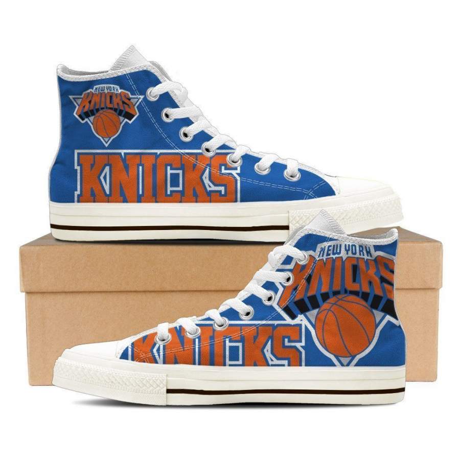 New York Knicks Mens High Top Sneakers High Top