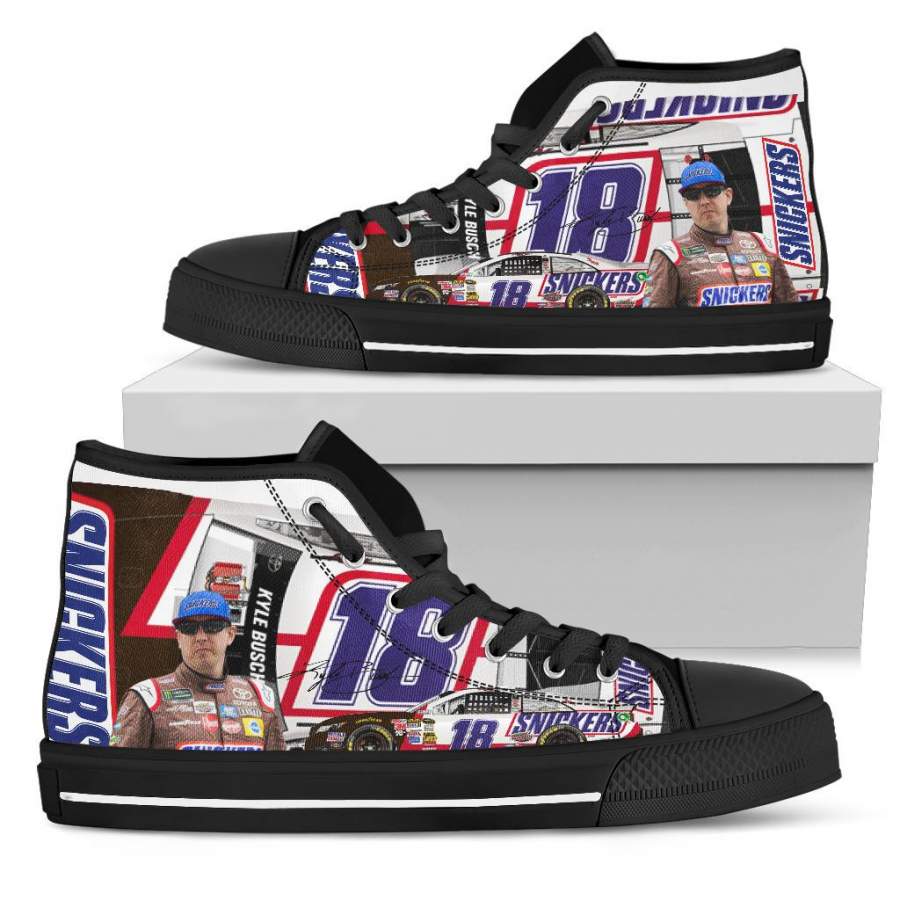 Kyle Busch Snickers High Top Shoes