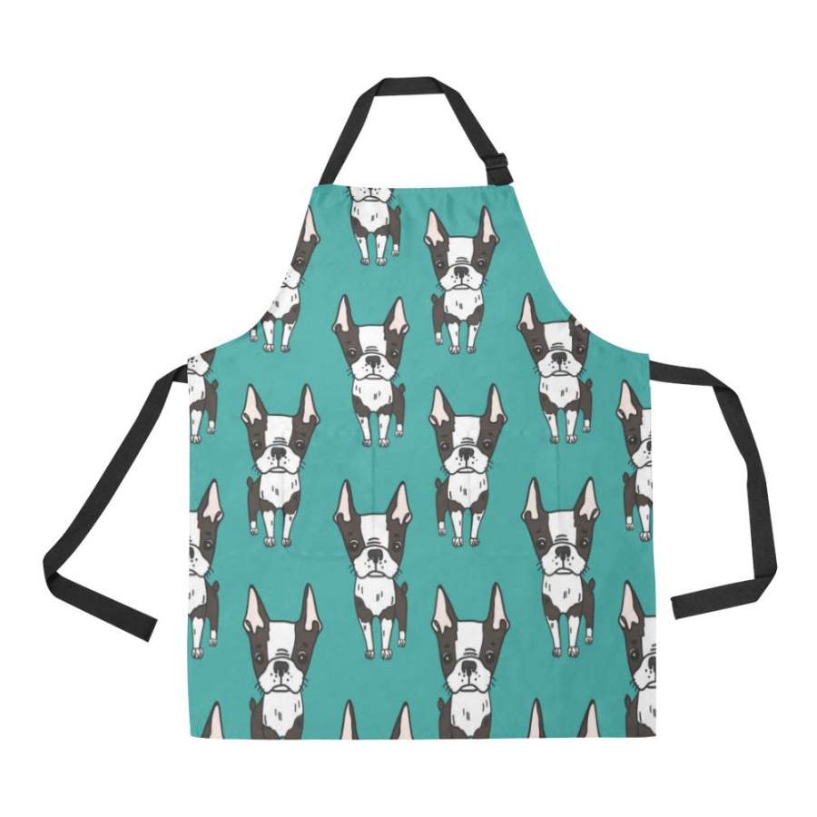 Boston Terrier All Over Print Apron