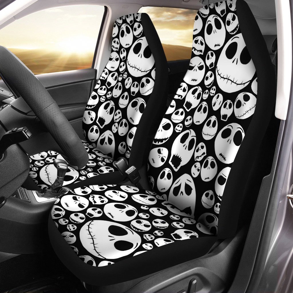 Halloween Ghost emoticon face pattern Car Seat Covers