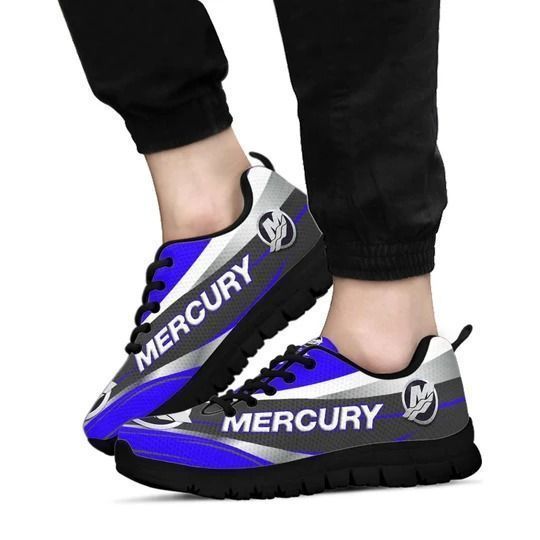 3D Printed Mercury Marine NTA Sneakers For Men & Women Ver 2 (Blue)