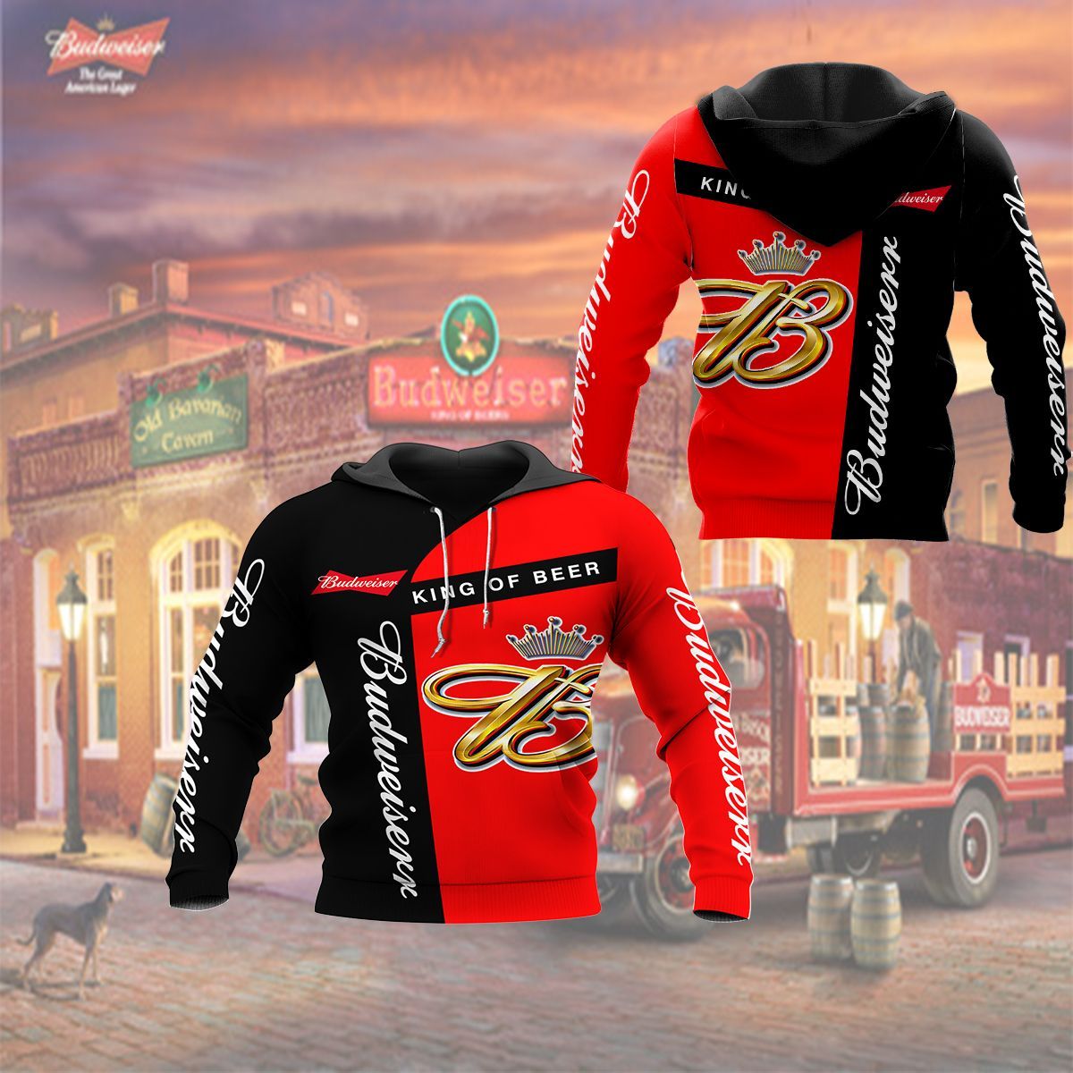 3D All Over Printed Budweiser BDA – HA Shirts Ver 1