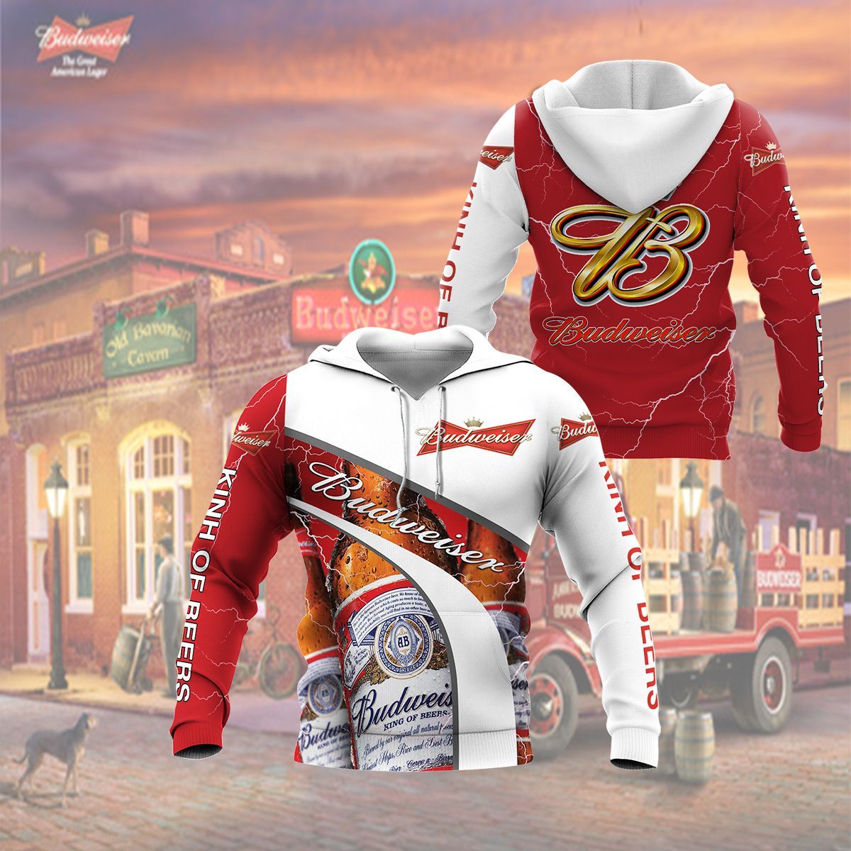 3D All Over Printed Budweiser VTH- HA Shirts Ver 1