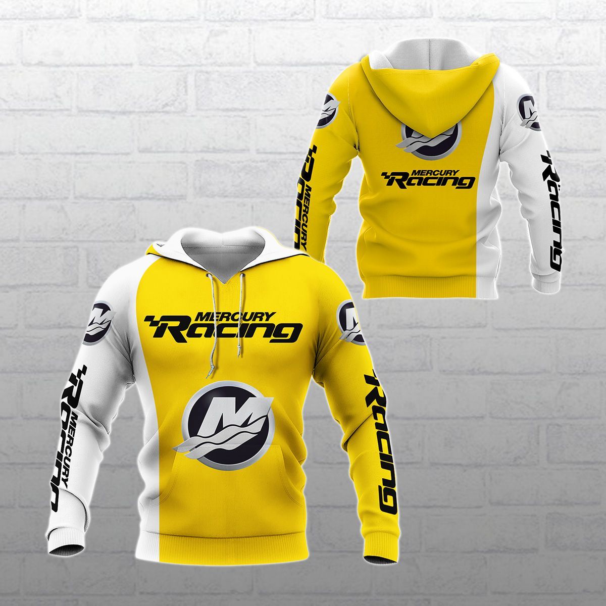 3D All Over Printed Mercury Racing NCT-HA Shirts Ver4 (Yellow)