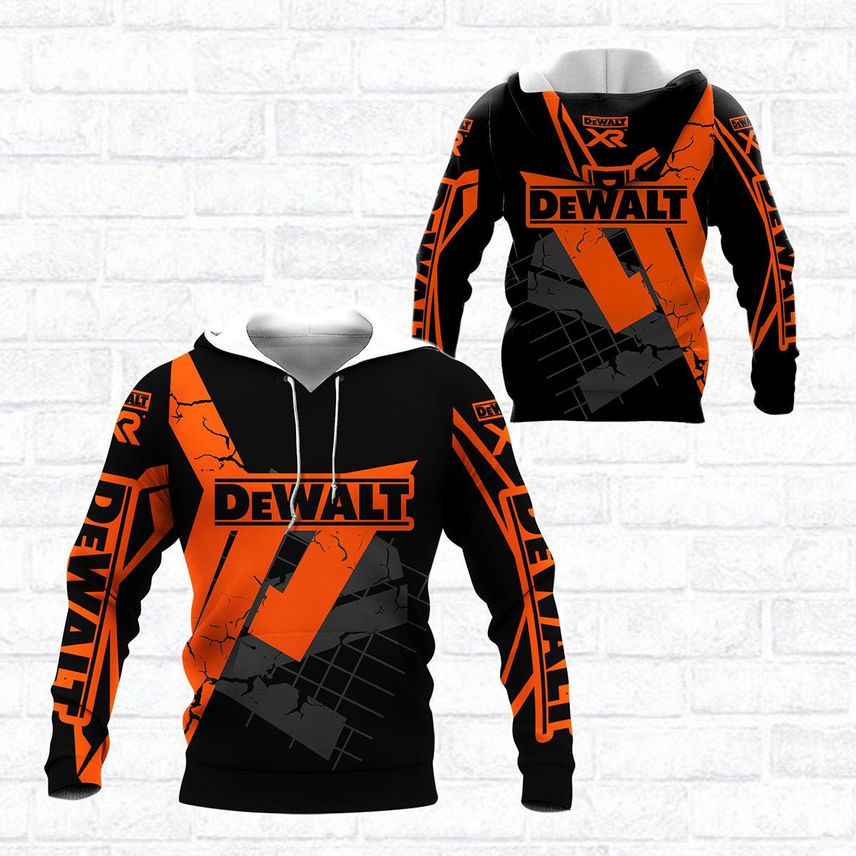 3D All Over Printed Dewalt NCT-HT Shirts Ver1 (Orange)