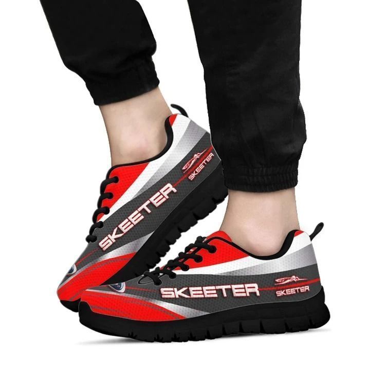 3D Printed Skeeter Boats NTA Sneakers For Men & Women Ver 1 (Red)