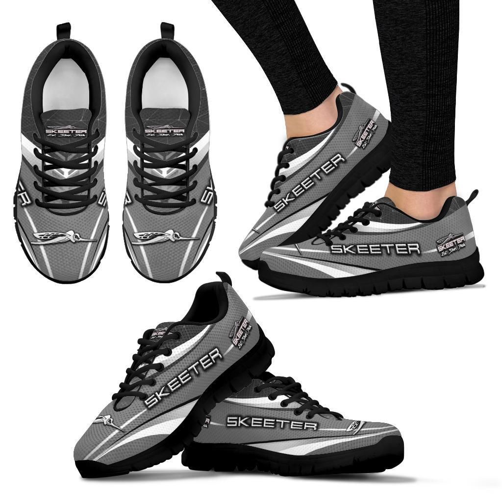 3D Printed Skeeter- BDA Sneakers Ver1 For Men & Women (Grey)