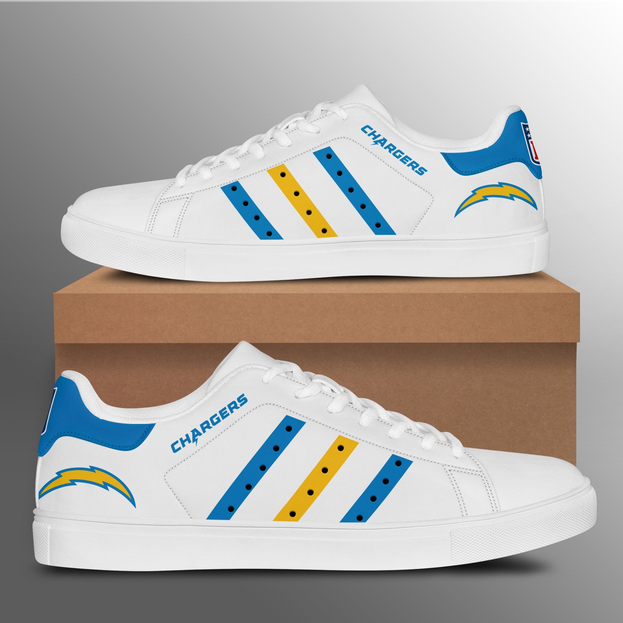 Los Angeles Chargers Low Top Shoes