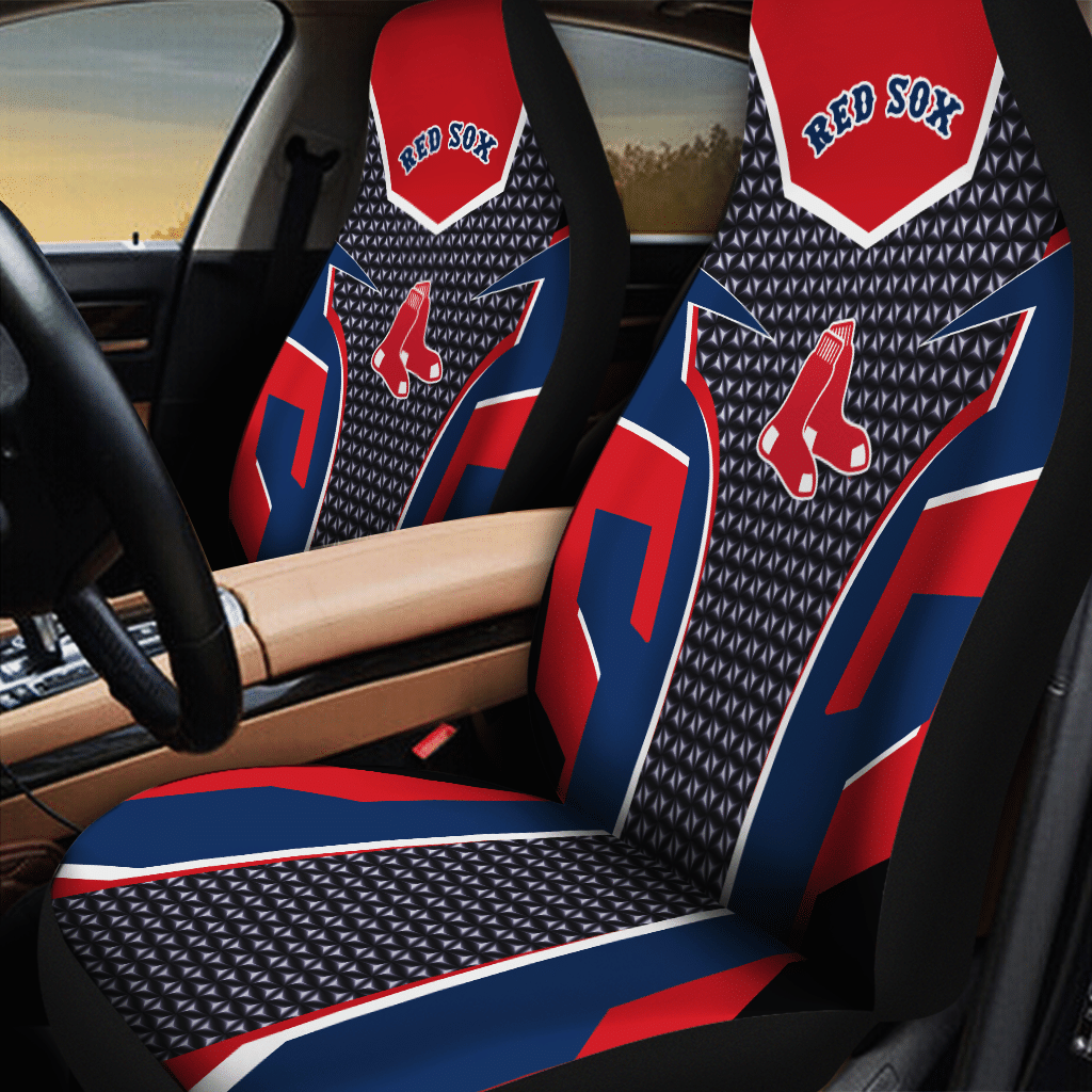 Boston Red Sox Car Seat Covers (Set Of 2) ?C V1.1 Cp0707