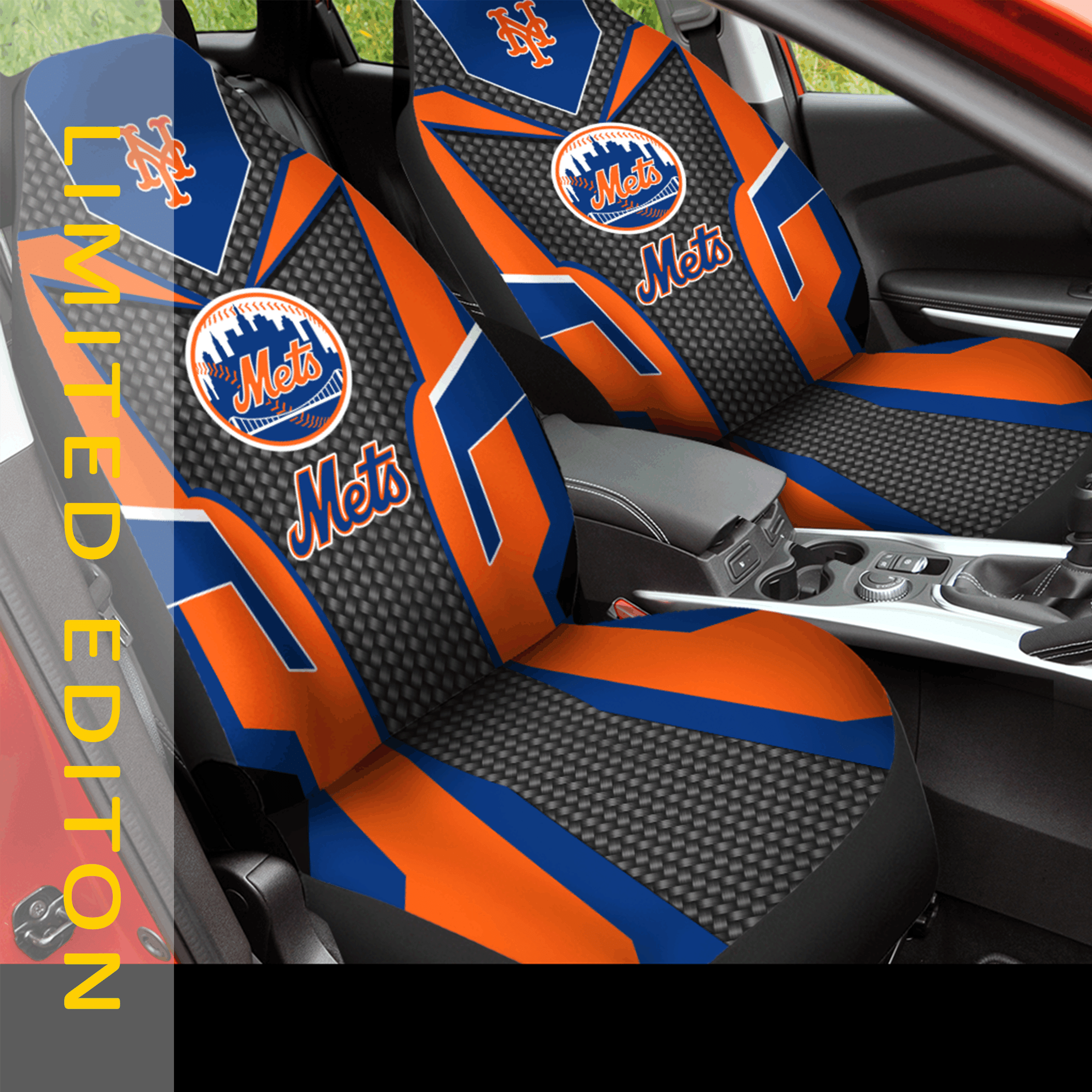 New York Mets Car Seat Covers -V3