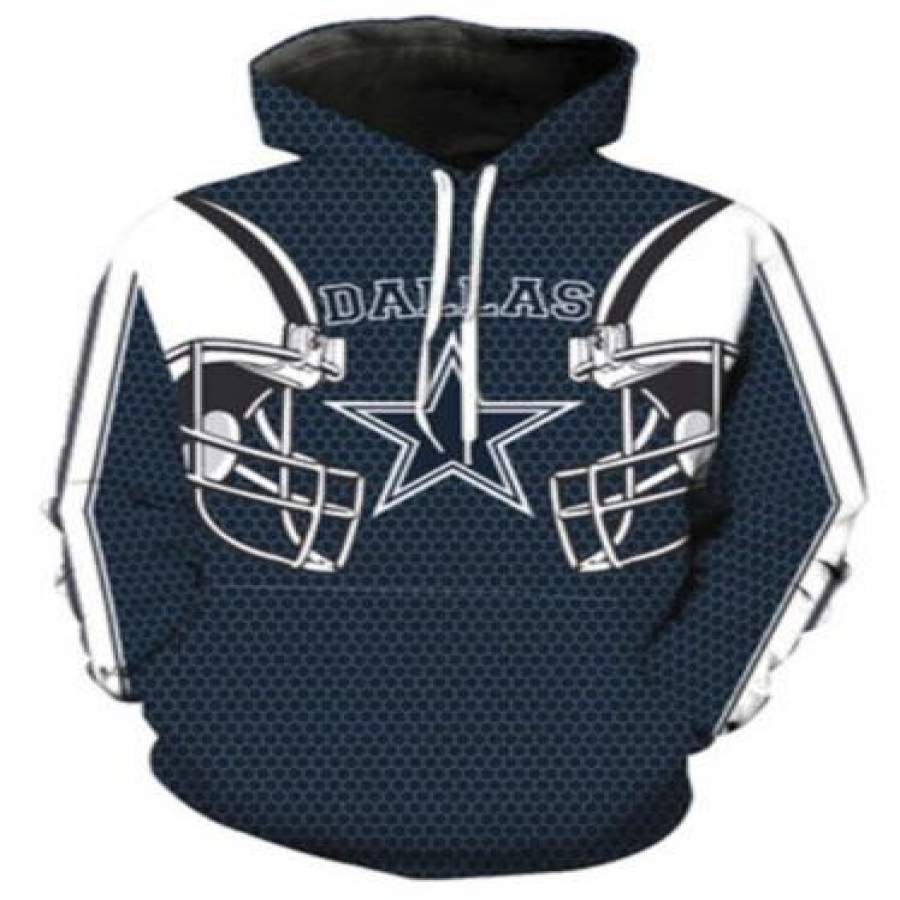 Dallas Cowboys Allover 3D Print Hoodie