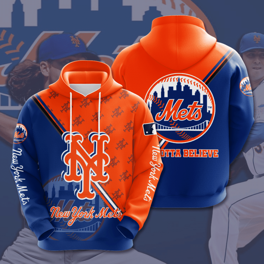 New York Mets 3D Hoodie