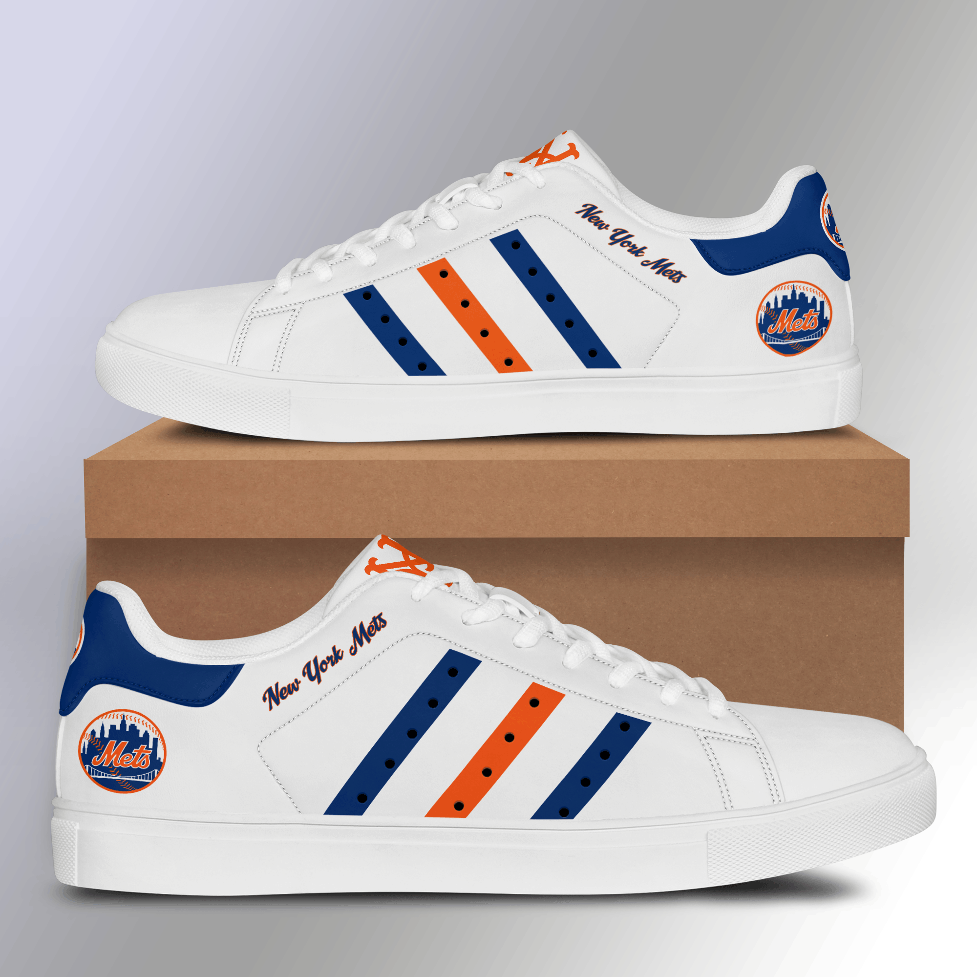 New York Mets Low Top Shoes – V1