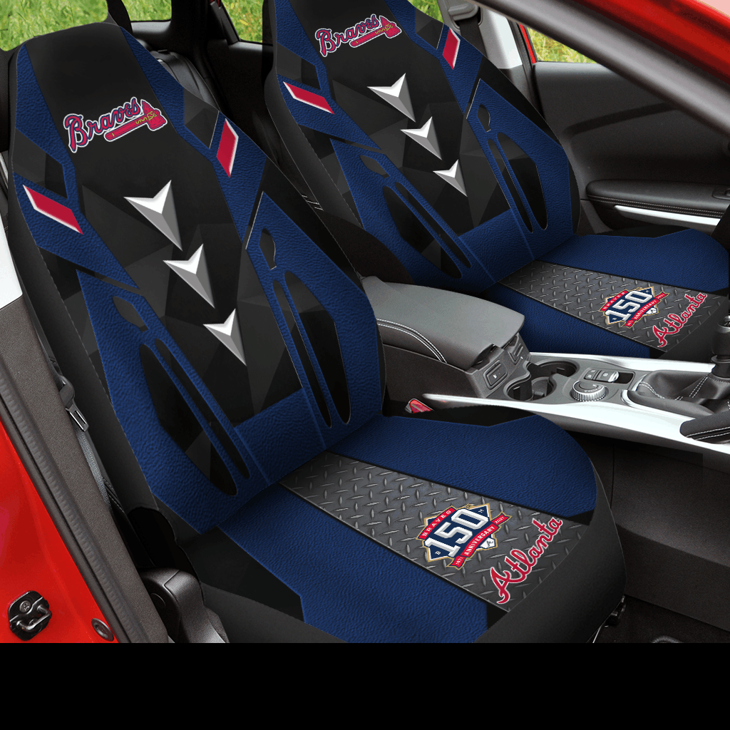 Atlanta Braves Car Seat Covers (Set Of 2) – V6