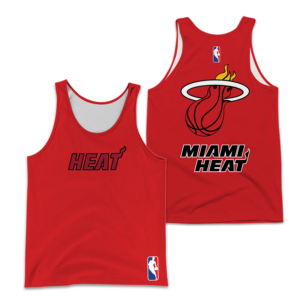 Miami Heat PVT-LT Unisex 3D Tank Top Ver 2 (Red)