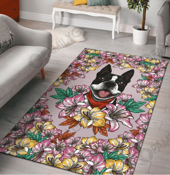 Boston Terrier Darling You Re So Beautiful Area M Rug